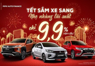 Ưu đãi lãi suất chỉ từ 9,9%/năm từ MMV Auto Finance tại Mitsubishi Phú Thọ