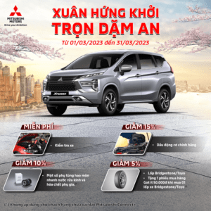 CHIẾN DỊCH DỊCH VỤ THÁNG 3/2023 TẠI MITSUBISHI PHÚ THỌ