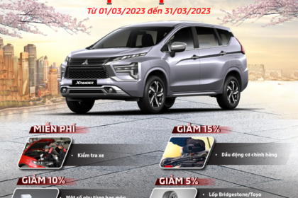 CHIẾN DỊCH DỊCH VỤ THÁNG 3/2023 TẠI MITSUBISHI PHÚ THỌ